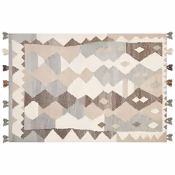 Wool Kilim Area Rug 160 x 230 cm Multicolour ARALEZ