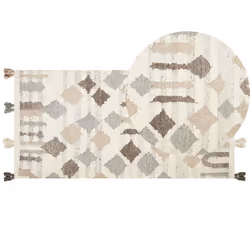 Wool Kilim Area Rug 80 x 150 cm Multicolour KAGHTSRASHEN