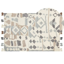 Wool Kilim Area Rug 160 x 230 cm Multicolour MRGAVET