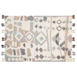 Wool Kilim Area Rug 160 x 230 cm Multicolour MRGAVET