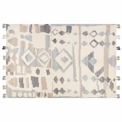 Wool Kilim Area Rug 200 x 300 cm Multicolour MRGAVET