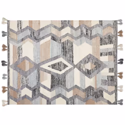 Wool Kilim Area Rug 160 x 230 cm Multicolour AYGEZARD