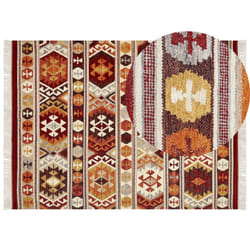 Wool Kilim Area Rug 160 x 230 cm Multicolour AYGAVAN