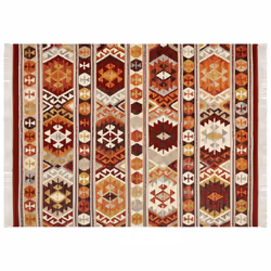 Wool Kilim Area Rug 160 x 230 cm Multicolour AYGAVAN
