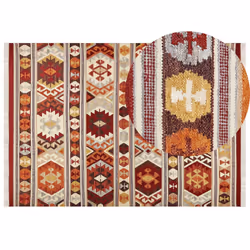 Wool Kilim Area Rug 200 x 300 cm Multicolour AYGAVAN