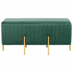 Velvet Bench Green DAYTON