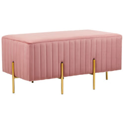 Velvet Bench Pink DAYTON