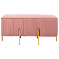Velvet Bench Pink DAYTON