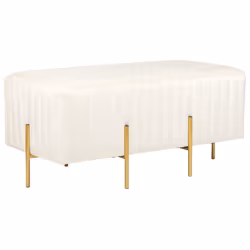 Bench DAYTON Velvet Cream