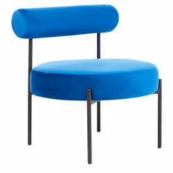 Armchair ALPHA Velvet Navy Blue