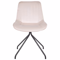 Set of 2 Dining Chairs NAVASOTA Velvet Beige