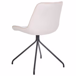 Set of 2 Dining Chairs NAVASOTA Velvet Beige