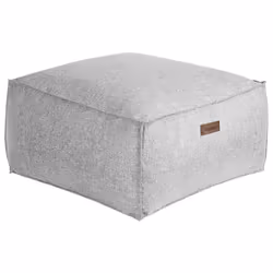 Pouffe MUKKI Grey 50 cm 50 cm 30 cm