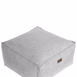 Pouffe MUKKI Grey 50 cm 50 cm 30 cm