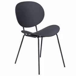 Set of 2 Dining Chairs SHONTO Black