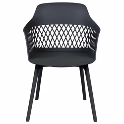 Set of 2 Dining Chairs ALMIRA Black