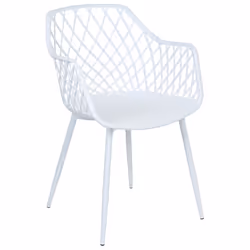 Set of 2 Dining Chairs NASHUA II White