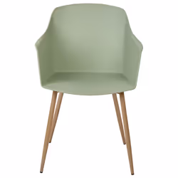 Set of 2 Dining Chairs FONDA II Light Green