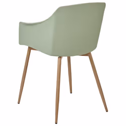 Set of 2 Dining Chairs FONDA II Light Green