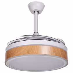 Ceiling Fan with Light FREMONT with Remote White