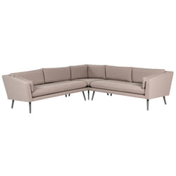 Garden Corner Sofa 5 Seater LORETELLO Beige