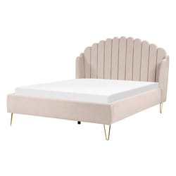 Bed Fabric AMBILLOU 140 x 200 cm (EU Double) Light Beige