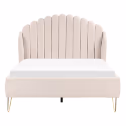 Bed Fabric AMBILLOU 140 x 200 cm (EU Double) Light Beige
