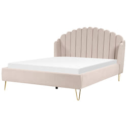 Bed Fabric AMBILLOU 180 x 200 cm (EU Super King) Light Beige
