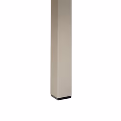 Garden Dining Table VERNIO 180 cm 90 cm Metal Black/ Silver - Additional view 4
