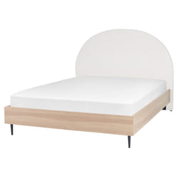 Bed Fabric MILLAY 160 x 200 cm (EU King Size) Off-White