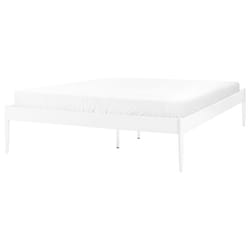 Bed Metal VAURS 140 x 200 cm (EU Double) White