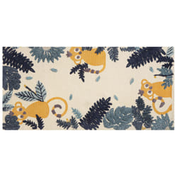 Cotton Kids Rug Animal Print 80 x 150 cm Multicolour NAIBOS