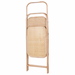 3 Panel Room Divider CARPI Natural 166 cm 180 cm