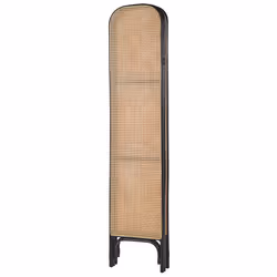 3 Panel Room Divider POTENZA Light Brown 105 cm 180 cm