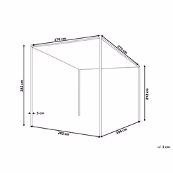 Gazebo VIMINO Metal 282 cm 294 cm Beige - Additional view 5