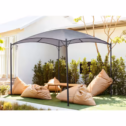 Gazebo VOMERO Metal 305 cm 305 cm Grey - Additional view 4