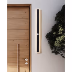 Outdoor LED Wall Light SAVANE with Motion Sensor Black - Additional view 4