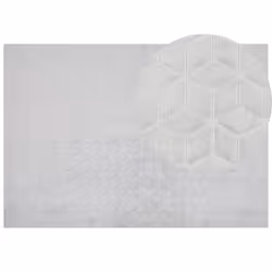 Faux Rabbit Fur Rug 160 x 230 cm Mint Grey THATTA