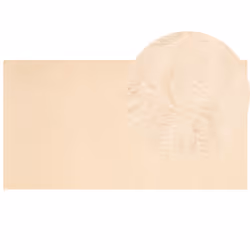 Faux Rabbit Fur Rug 80 x 150 cm Beige GHARO