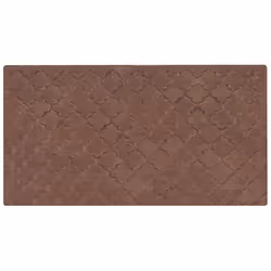 Faux Rabbit Fur Rug 80 x 150 cm Brown GHARO