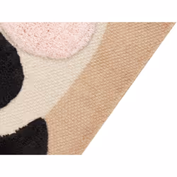 Cotton Kids Rug Panda Print 80 x 150 cm Beige BUNAN