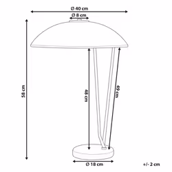 Table Lamp DANTO Metal Black