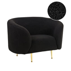 Armchair LOEN Boucle Black
