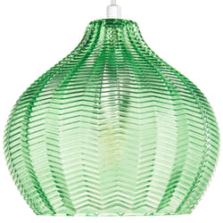 Glass Pendant Lamp Green KEILA