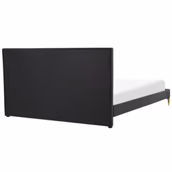 Bed Velvet LIMOUX 160 x 200 cm (EU King Size) Black - Additional view 5