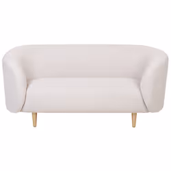 Sofa LOEN Fabric Light Beige 2 Seater