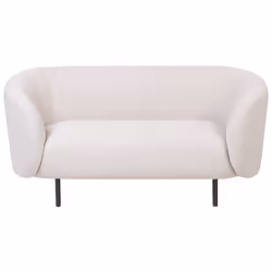 Sofa LOEN Fabric Light Beige 2 Seater