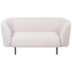 Sofa LOEN Fabric Light Beige 2 Seater