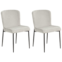 Set of 2 Dining Chairs ADA Light Grey