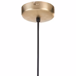Metal Mesh Pendant Lamp Brass PALAR